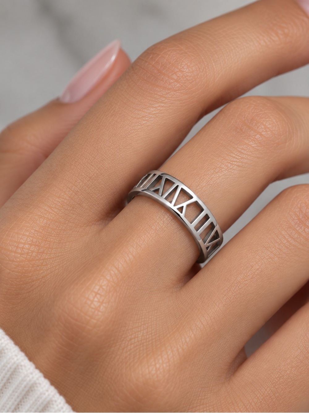 Roman Numeral Ring